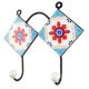 Red Flower Ceramic Tile Hook Online